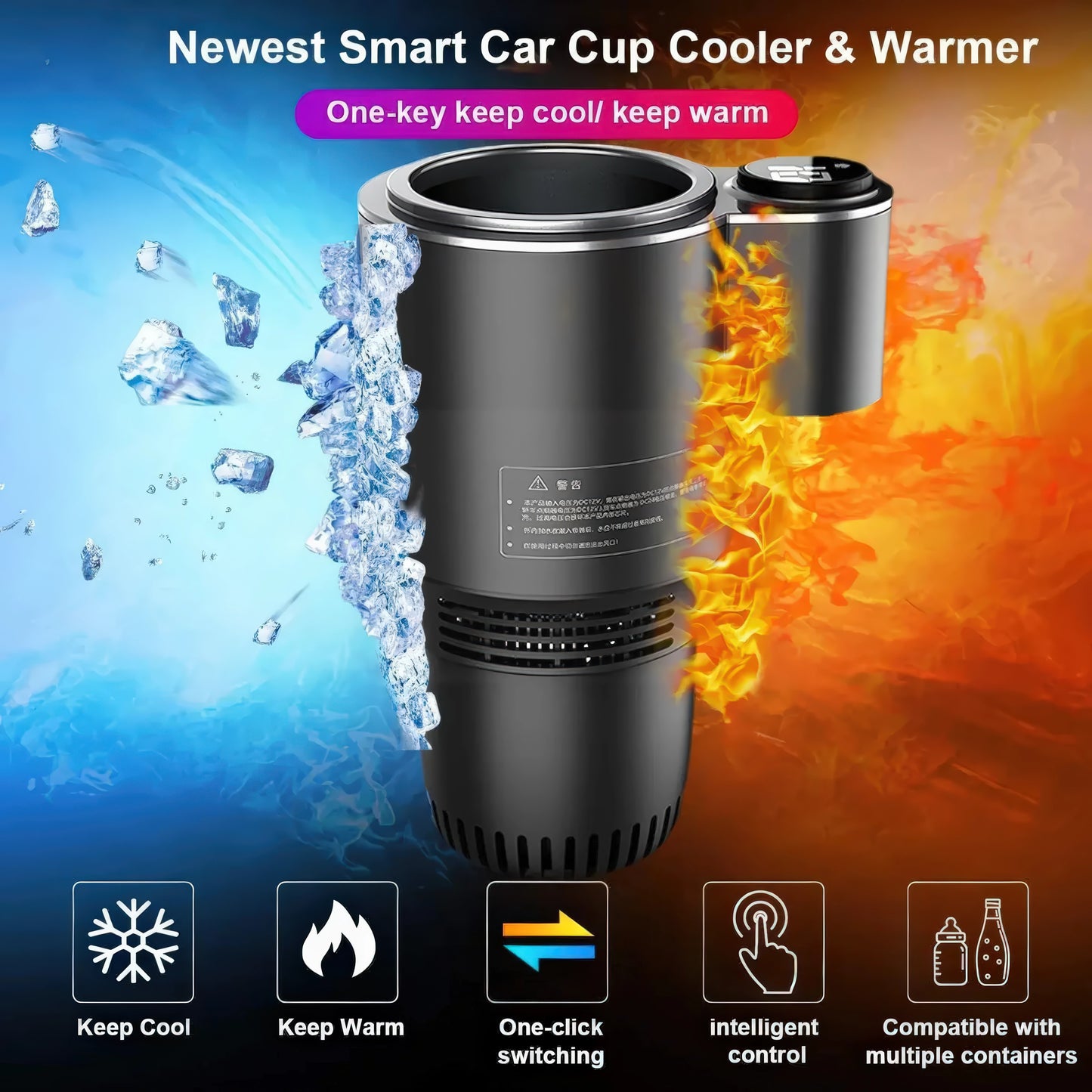 Smart Cup Holder (Cools/Heats in 2-3 mins)